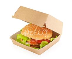 BOX ECO BURGER LARGE 140X140X70MM KRAFT CF=150PZ ESSENTIAL