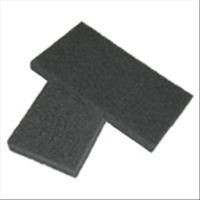 TAMPONE ABRASIVO PER SPAZZOLONE NERO 12X25CM