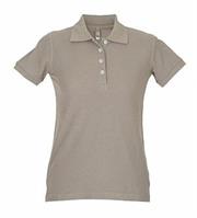 POLO DONNA M/M MOD.SAN FRANCISCO COL.LIGHT GREY