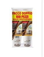 BICCHIERE 75ML BIANCO IN CARTONCINO CF=100PZ