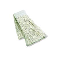 RICAMBIO MOP IN COTONE 350GR C/BANDA ANELLO CHIUSO BIANCO