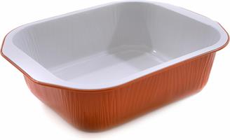 VASCHETTA RETTANGOLARE LACCATA 1PRZ DIM142X126H45MM CF=50PZ