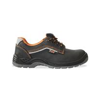 SCARPA BASSA ANTINFORTUNISTICA PELLE NERA MOD.EDGE S1P