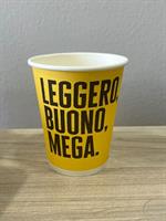 BICCHIERI 240ML-9Oz CARTONCINO GIALLO LOGO CAPATOAST CF=50PZ